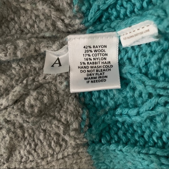 LOFT Sweaters Ann Taylor Loft Striped Blue And Gray Sweater Poshmark